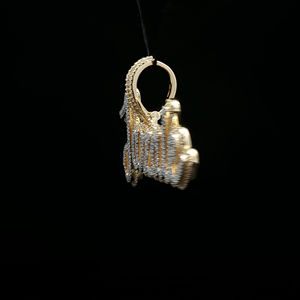 Colgante HipHop con Nombre Personalizado de Sheetal Diamonds, Diamantes Naturales de 2.52 Ct con Oro de 10KT para Fiestas y Regalos - Product Image 2