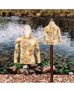 Chemises et hauts de pêche en polyester et élasthanne grande taille, imperméables, coupe-vent, antibactériens, anti-UV, avec tissu de 220 g - Product Image 3