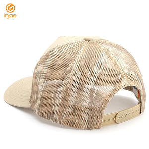 Injae Vina หมวกกอล์ฟโพลีเอสเตอร์/ คอตตอนดีไซน์5แผงขอบโค้งเล็กน้อยปัก3D โลโก้ที่กำหนดเอง - Product Image 5