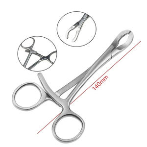 Fórceps de reducción de sujeción de hueso de acero alemán de alta resistencia de la mejor calidad, instrumento quirúrgico en pulgadas y sistema de medición Métrico - Product Image 3