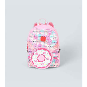 TYKLE para Gato Rosa, Mochila 3D de Diseño Dos en Uno, Bolso Bandolera Desmontable para Uso Diario de Niños - Product Image 2