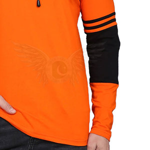 Sweat-shirts en polaire pour hommes personnalisés OEM & ODM, haute qualité, coton et polyester respirants, nouvelle collection, couleur unie - Product Image 4
