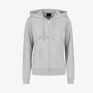 Conjunto de jogging Premium para mujer, chándal hecho a medida con cremallera, encaje, retales, botón, puño, ropa de calle bordada, precio barato, OEM - Product Image 5