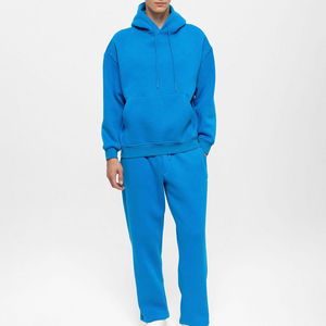 Mens Active Wear Sweat à capuche à séchage rapide Formation Loisirs Workout Vêtements Hommes Sérigraphie Survêtement Deux Pièces Fitness Outfit - Product Image 3