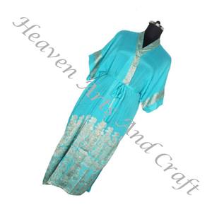 KL006 Abstract <b>Women</b> Pure Silk Vintage Sari Kimono Long Free Size Adjustable Vintage Sari Kimono Long <b>Jacket</b> <b>Women</b> Silk Vintage - Product Image 1