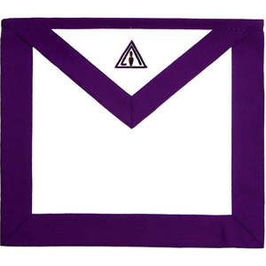 Wholesale Hand Embroidered Masonic Regalia <b>Apron</b> Masonic Master Mason <b>Apron</b> High Quality Masonic Past High Priest <b>Apron</b> - Product Image 5