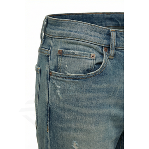 Pantalons en jean décontractés fins pour hommes, printemps et automne, coupe droite, pantalons de mode, longs, fournisseur en gros, personnalisable - Product Image 5