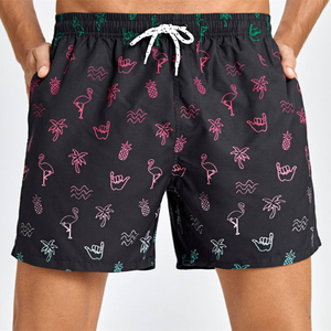 2023 Short de plage de maillots de bain de fitness pour hommes imprimé de logo personnalisé avec nouveau design de tronc imperméable - Product Image 3