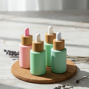 Botellas de Vidrio con Gotero de Colores Macaron y Tapas Doradas, Envases 100% Herméticos para <span class=keywords><strong>Aceites</strong></span> Esenciales y Sueros, Venta al Por Mayor - Product Image 4