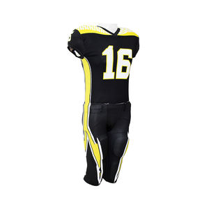 Uniformes de entrenamiento de camiseta de fútbol americano hechos a medida al por mayor para equipos de Club ropa deportiva duradera transpirable - Product Image 4