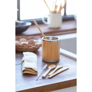 ชุดช้อนส้อมไม้ไผ่รักษ์โลก Rollery สำหรับการตั้งแคมป์กลางแจ้งและการผจญภัย - Product Image 3