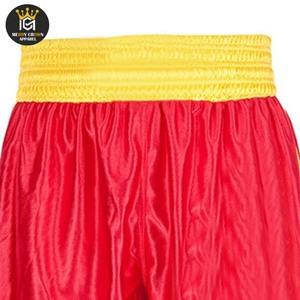 กางเกงมวยสำหรับผู้ชายกางเกงขาสั้นผ้าไหมสำหรับใส่ชกมวยสำหรับศิลปะการต่อสู้สามารถปรับแต่งโลโก้ได้ - Product Image 4