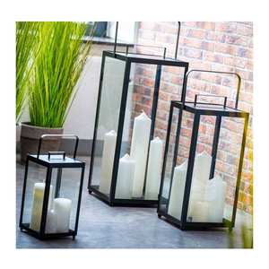 Lanterne suspendue faite à la main porte-lumière de thé éclairage décoratif indien en métal pour les intérieurs - Product Image 3