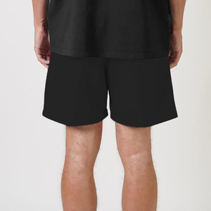 Short de sport 100% coton pour homme, vêtements de sport confortables en maille pour la plage, le basket-ball, la décoration avec logo personnalisé écologique et solide - Product Image 2