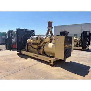 Groupe électrogène diesel industriel triphasé d'occasion 810 kW, sortie 277/480 V, châssis ouvert, alimentation de secours commerciale - Product Image 1