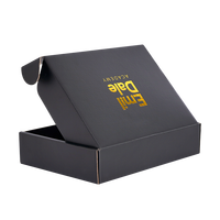 Cajas de Cartón Corrugado Personalizadas para Envíos, Laminación Mate, Grabado en Relieve, Reciclables, 50 Unidades, para Pequeñas Empresas, Embalaje de Regalos de Papel