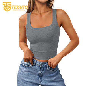 Camiseta sin mangas de algodón para mujer, camiseta sin mangas para mujer, precio al por mayor, camiseta sin mangas para mujer a la venta hecha en Pakistán - Product Image 2