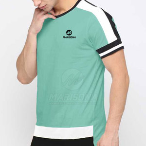 T-shirt décontracté pour homme de haute qualité 100% coton, léger, respirant, écologique, séchage rapide, couleur unie, manches courtes - Product Image 2