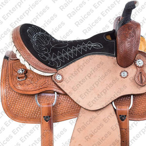 Top Trending Custom Made 100% Cuero de vaca Western Horse Saddle Cuero genuino hecho a mano de calidad premium - Product Image 5