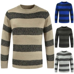 Contrast Color OEM Custom Made 100% Cotton Men's <b>Pullover</b> <b>Sweaters</b> with Front Logo - Product Image 5