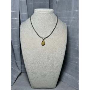 Handmade Blue Moon Turquoise & Sterling <b>Silver</b> Pendant Navajo Bezel Setting Inlay Technology - Product Image 6