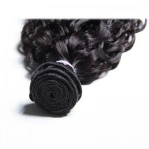 ผมต่ออินเดียแท้แบบ Remy ไม่ผ่านการแปรรูป แบบธรรมชาติ ลอนตรงหยักศก แบบเย็บสองชั้น ขายส่งแบบเป็นมัด สำหรับทำผมดัดถาวร - Product Image 2