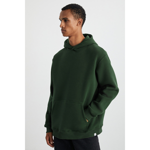 Sweat-shirt à capuche ultra doux en tissu biologique avec poche kangourou pour homme GRIMELANGE Cartmel - Product Image 4
