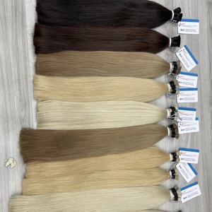 Extensiones de cabello humano a granel liso natural de calidad superior Estilos de aspecto natural - Product Image 4