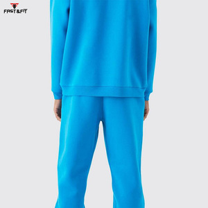 Ensemble de survêtement décontracté en molleton imprimé respirant grande taille avec pantalon évasé et sweat à capuche uni pour l'hiver - Product Image 3