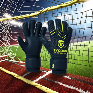 Gants de football pour gardien de but avec design respirant et rembourrage de paume résistant aux chocs - Product Image 1