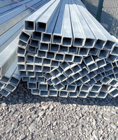 Tube carré en acier galvanisé à chaud 40x40x2mm - Tube soudé pour clôtures et cadres