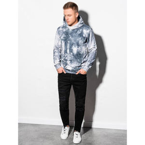 Acid Wash Hoodie Oversized Vintage Hoodies Heavyweight Distress Washed Sweatshirts Vantage Hoodie pour hommes avec logo personnalisé - Product Image 3