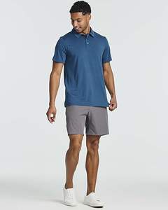 Polo de sport en coton à manches courtes pour hommes vente en gros nouvelle chemise de golf impression personnalisée broderie solide échantillon gratuit disponible - Product Image 3