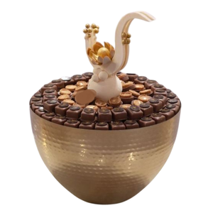 Meilleures ventes Bonbons au chocolat Bonbons Bol de service Bol à chocolat martelé de grande taille de qualité supérieure pour bol à chocolat de table - Product Image 6