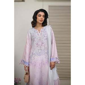ชุดเสื้อชีฟองคอวีระบายอากาศดีพร้อมผ้าคลุมไหล่ Marisca Elegant สำหรับฤดูใบไม้ผลิ/ฤดูร้อน - Product Image 2