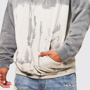 เสื้อฮู้ดผู้ชายผ้าฝ้าย100% ผ้าเฟรนช์เทอร์รี่ลดขนาดโอเวอร์ไซซ์3D พัฟพิมพ์ลาย - Product Image 4
