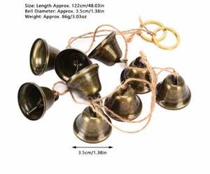 <b>Bell</b> Hanging String For Art Decor For Traditional Interiors At Best Price Super Quality Antique Style Brass By Manufacturer - Product Image 5