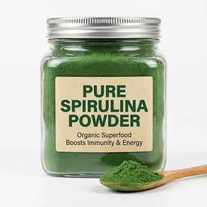 Tablet Bubuk Spirulina Organik Premium Vegan Superfood Alga Biru Hijau Kaya Protein Antioksidan Pendukung Imunitas Suplemen - Product Image 6