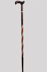 Standard International-Canne en bois ajustable avec nœuds multiples, bâton de marche en bois solide pour les aînés - Product Image 5