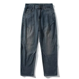 กางเกงเอี๊ยมผู้ชายดีไซน์ใหม่ ไซส์ใหญ่ ผ้ารักษ์โลก ระบายอากาศดี ขายดี ทรงตรง ผ้าพลิ้ว สไตล์ลำลอง แฟชั่น ขากว้าง ทรงหลวม - Product Image 6