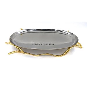 Wholesale Bulk Selling Silver Color Finishing Shiny Mirror Polished Hammered Texture Round Shape <b>Table</b> Centerpiece Decor Bowls - Product Image 4