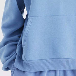 Sweat à capuche en coton mélangé avec quantité en vrac, teint uni, impression en relief à séchage rapide, fabriqué dans le meilleur matériau, sweat à capuche en relief pour hommes - Product Image 3