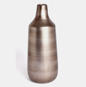 AK แจกันเหล็กทองเหลืองโบราณสีดำเรียบสำหรับตกแต่งบ้านตกแต่งภายในมัณฑนากรห้องนั่งเล่น - Product Image 1