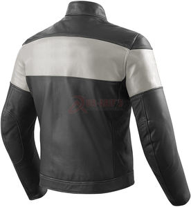 แจ็กเก็ตมอเตอร์ไซค์สำหรับผู้ชาย, แจ็กเก็ตไบค์เกอร์หนัง PU สำหรับแข่งมอเตอร์ไซค์ฤดูหนาว - Product Image 2