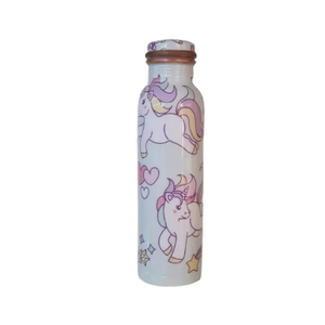 Bouteille en cuivre imprimé en émail de cuivre pur en métal pour l'Ayurveda Avantages pour la santé L'eau potable en cuivre présente de nombreux avantages - Product Image 6