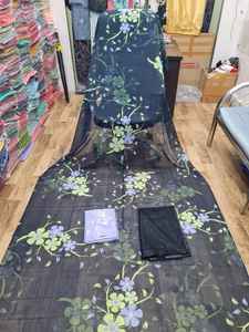 Ensemble de robe et chemise en tissu voile de coton imprimé numérique, style africain somalien, poids moyen, antistatique - Product Image 4