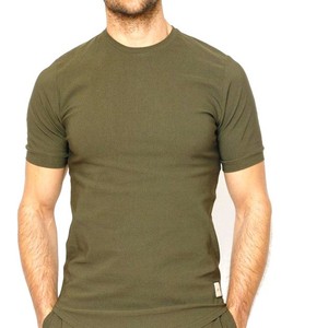 Haute qualité hommes décontracté ensemble court demi manches léger respirant été Durable t-shirt ensemble court Polyester/coton - Product Image 3