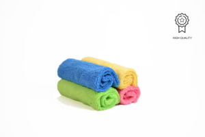 Panni in microfibra assortiti, confezione da 4 pezzi, panno per la pulizia riutilizzabile, panno magico multiuso di alta qualità, 280 gsm - 38x36 cm - Product Image 3