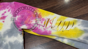 ชุดวอร์มลายมัดย้อมหลากสี สไตล์สตรีทสุดเทรนดี้ ชุดวอร์มยูนิเซ็กซ์ 2 ชิ้น ลายมัดย้อม รับสกรีนโลโก้ ชุดวอร์มผ้าริบ - Product Image 5