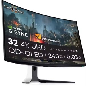 สินค้ามาใหม่ AW3225QF จอเล่นเกมแบบโค้ง4K UHD (3840x2160) 1700R อัตราการรีเฟรช240Hz 0.03MS QD OLED 3ปี - Product Image 1